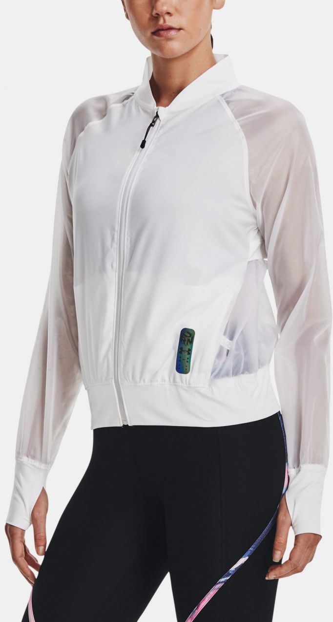 Bundy a mikiny pre ženy Under Armour - biela