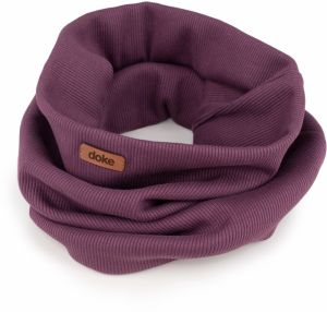 Cotton DOKE neck warmer organic violet