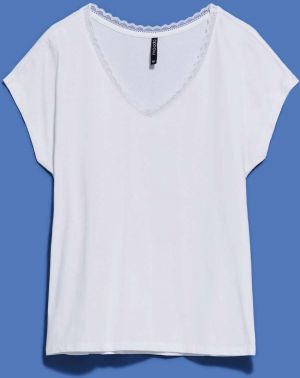 WOMEN'S T-SHIRT L-TS-4032 WHITE