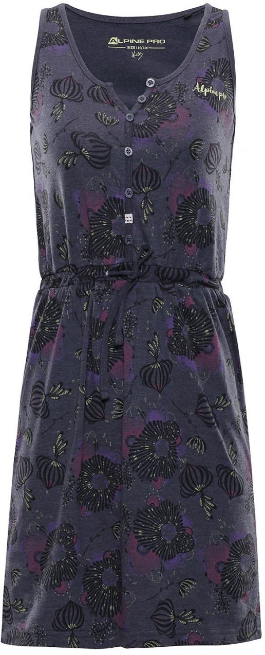 Children's dress ALPINE PRO GOGO mood indigo variant pa