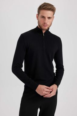 DEFACTO Slim Fit Pulóver s Polovičným Rolákom