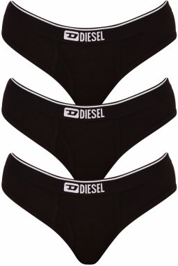 Diesel Nohavičky - UFPN-OXYS-THREEPACK UNDERPANTS čierne