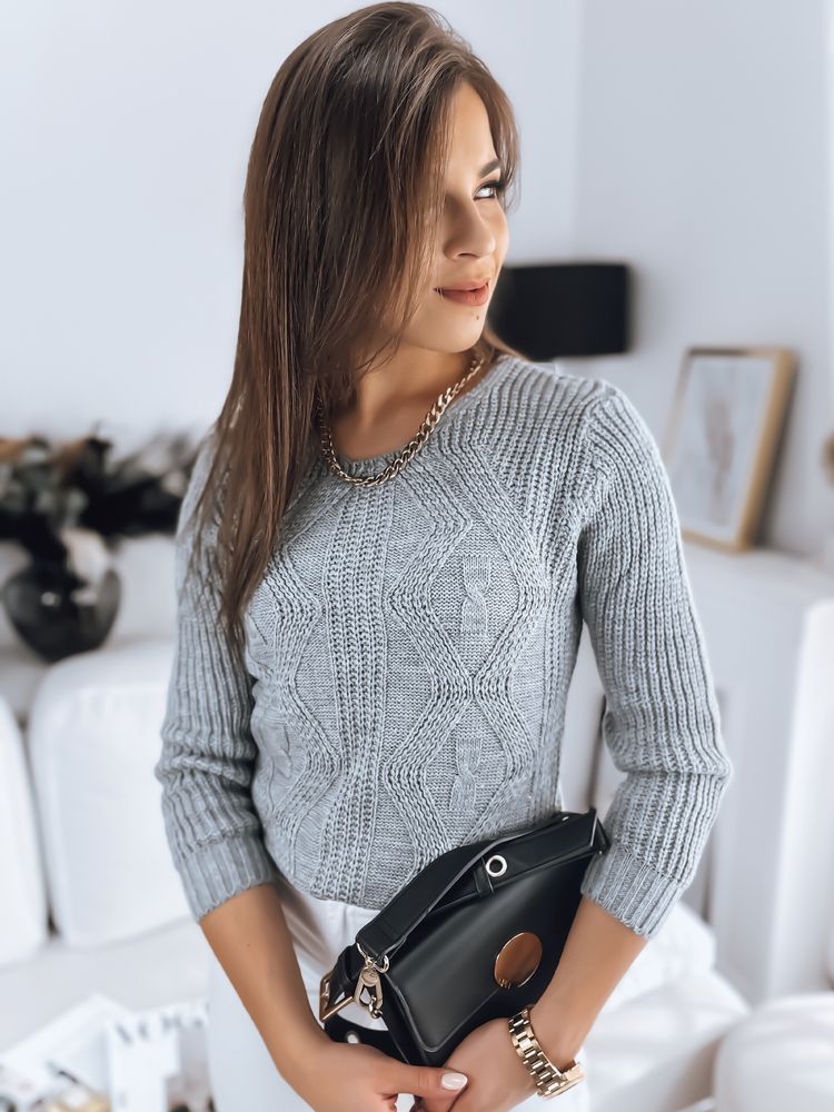 Women's sweater SERAFIN light grey Dstreet