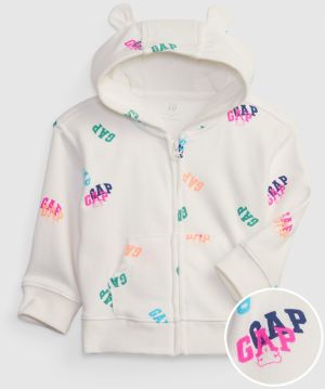 Biela chlapčenská mikina s logom GAP