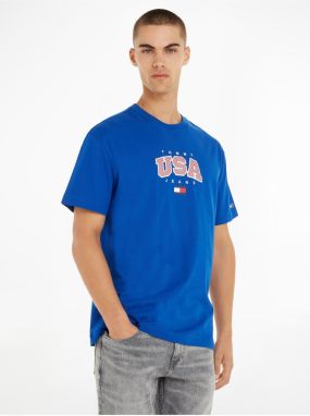 Tričká s krátkym rukávom pre mužov Tommy Jeans - modrá