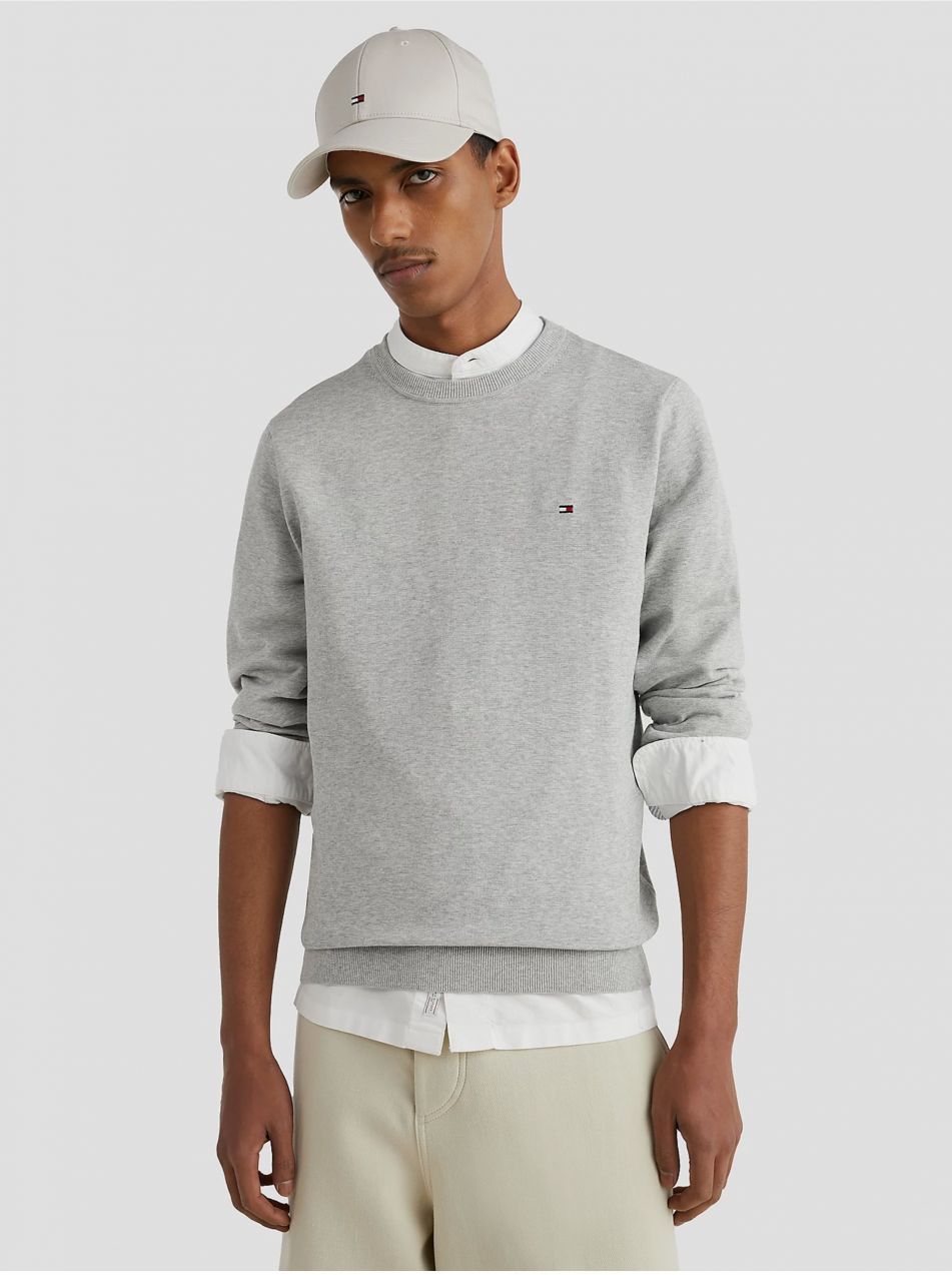 Svetre pre mužov Tommy Hilfiger - svetlosivá