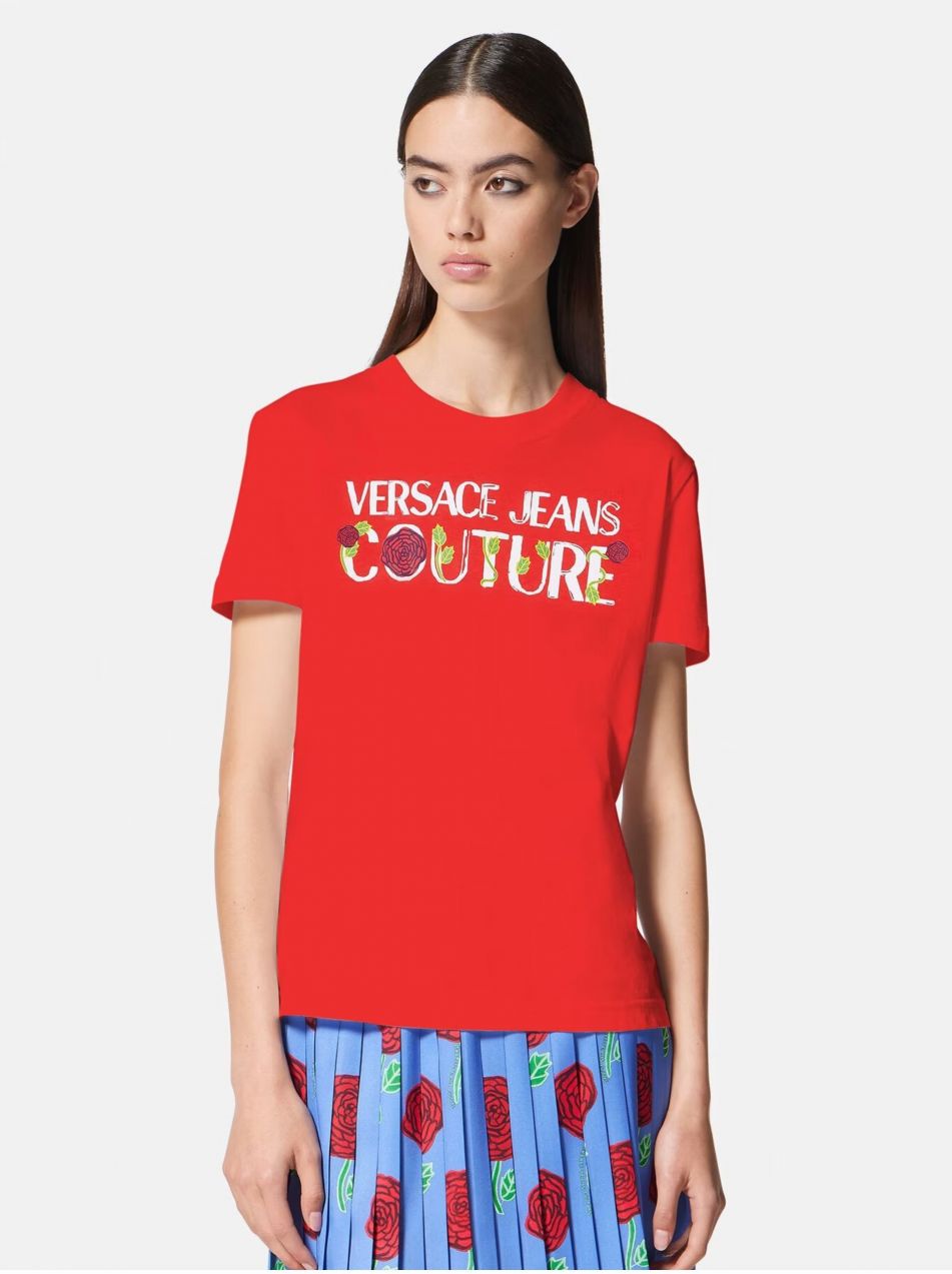 Červené dámske tričko Versace Jeans Couture