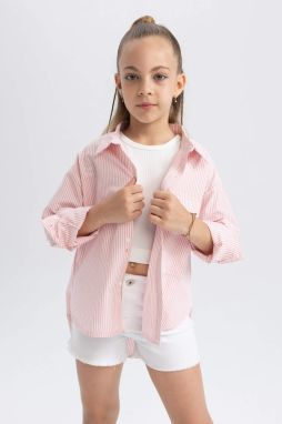 DEFACTO Oversize Fit Dlhý Rukáv Košeľa