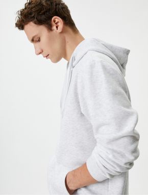 Koton mikina s kapucňou, klokanie vrecko, dlhý rukáv