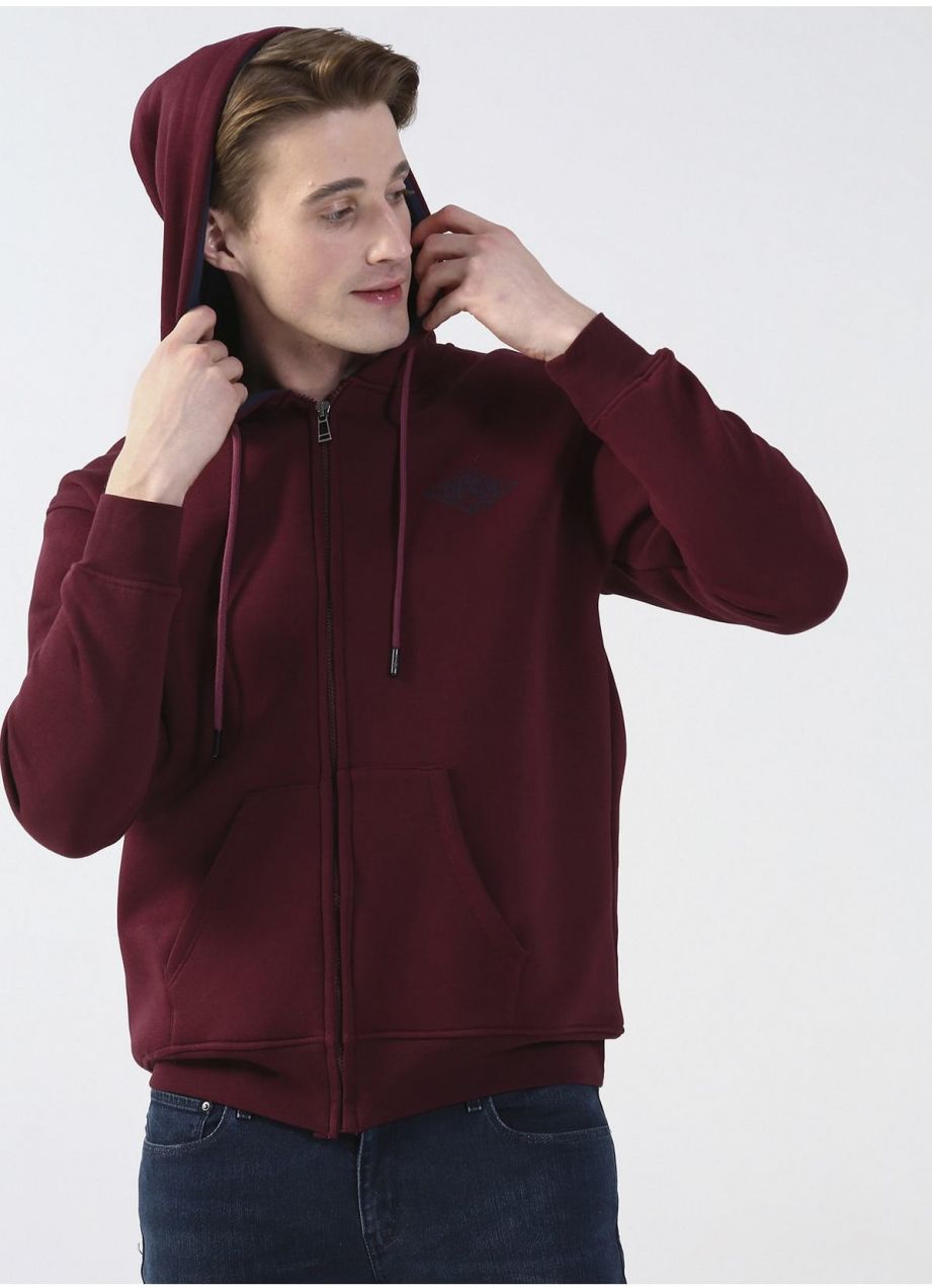 Lee Cooper pánska mikina s kapucňou Damson 231 Lcm 241023 Pauls Mãœrdãœm