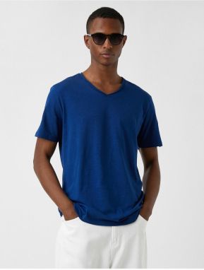 Koton V-Neck basic tričko