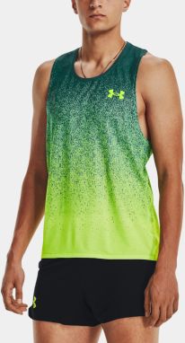 Under Armour Tielko UA RUSH CICADA SINGLET-GRN - Muži