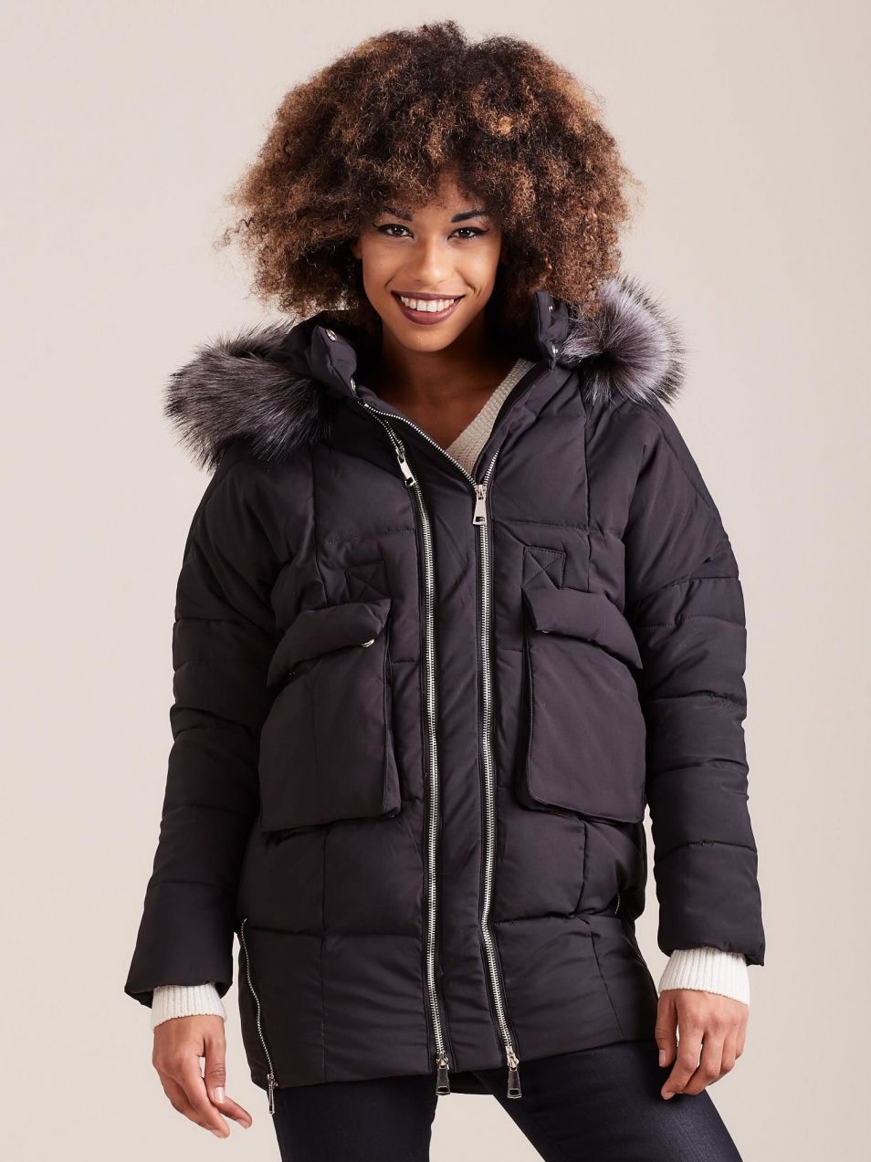 Dámska bunda Fashionhunters Winter