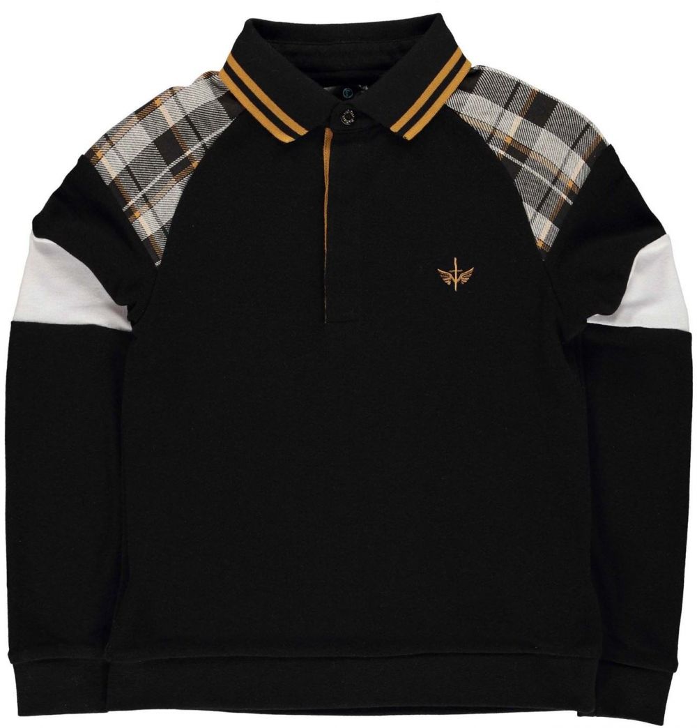 Pánske dlhé rukávy Firetrap Polo tričko