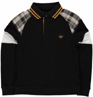 Pánske dlhé rukávy Firetrap Polo tričko