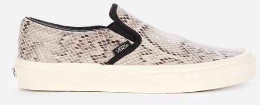 Vans Shoes Ua Classic Slip-On Snake Black - Women