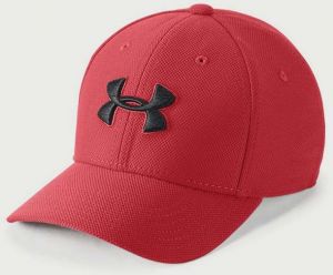 Červená dětská kšiltovka Blitzing Under Armour