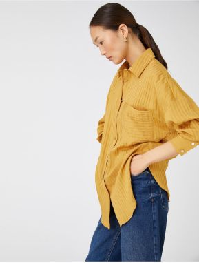 Dámska košeľa Koton Yellow