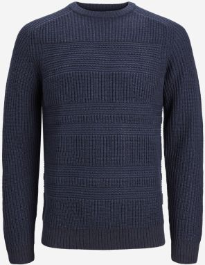 Tmavomodrý pánsky sveter Jack & Jones Davis