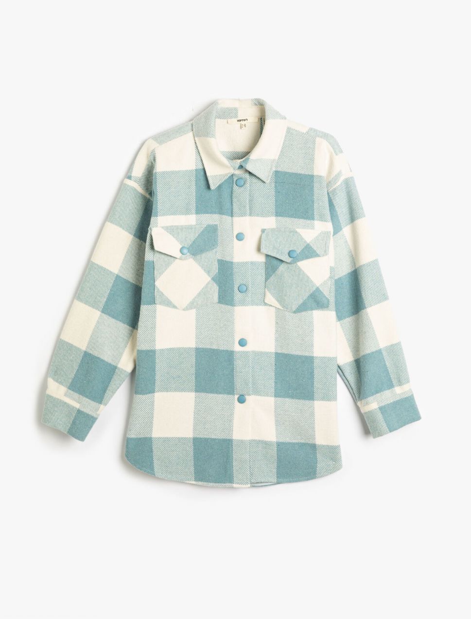 Košeľa Koton Lumberjack s detailnými gombíkmi na vreckách, voľný strih