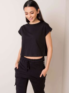 Black women's t-shirt RUE PARIS