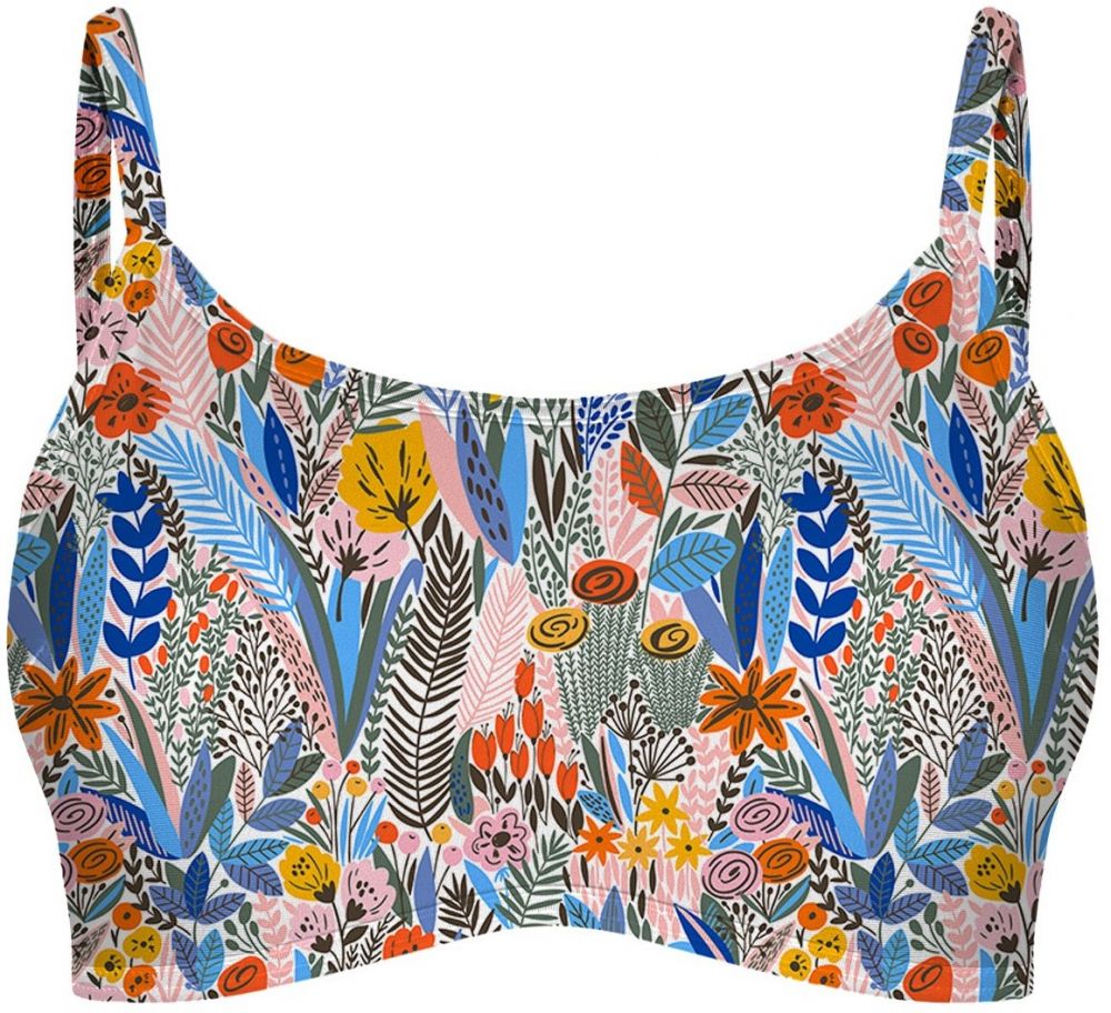 Dámsky bikinový top Mr. GUGU & Miss GO Floral
