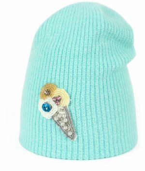 Ice cream cap light blue light blue