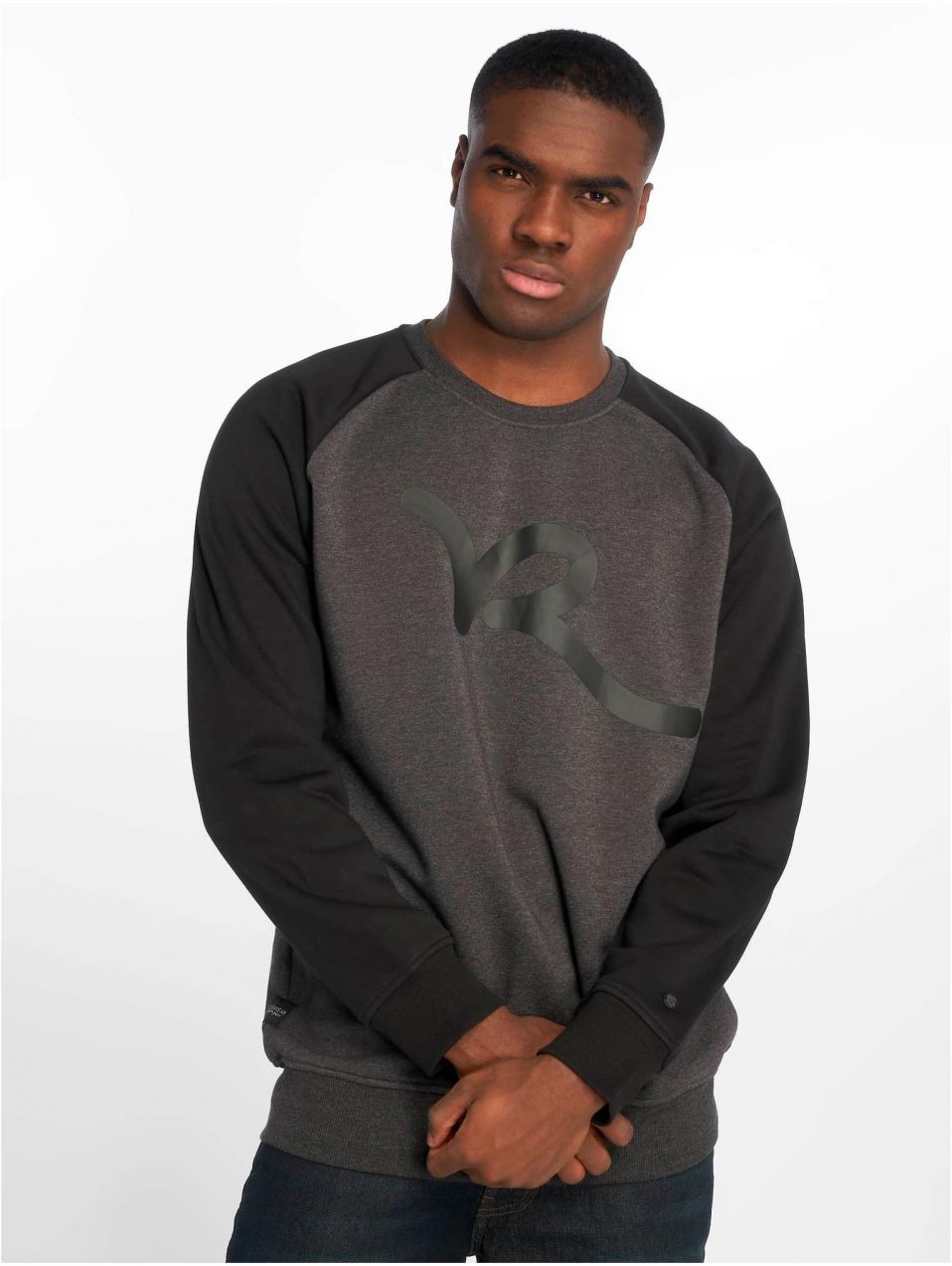 Rocawear Logo Crewneck anthracite/black