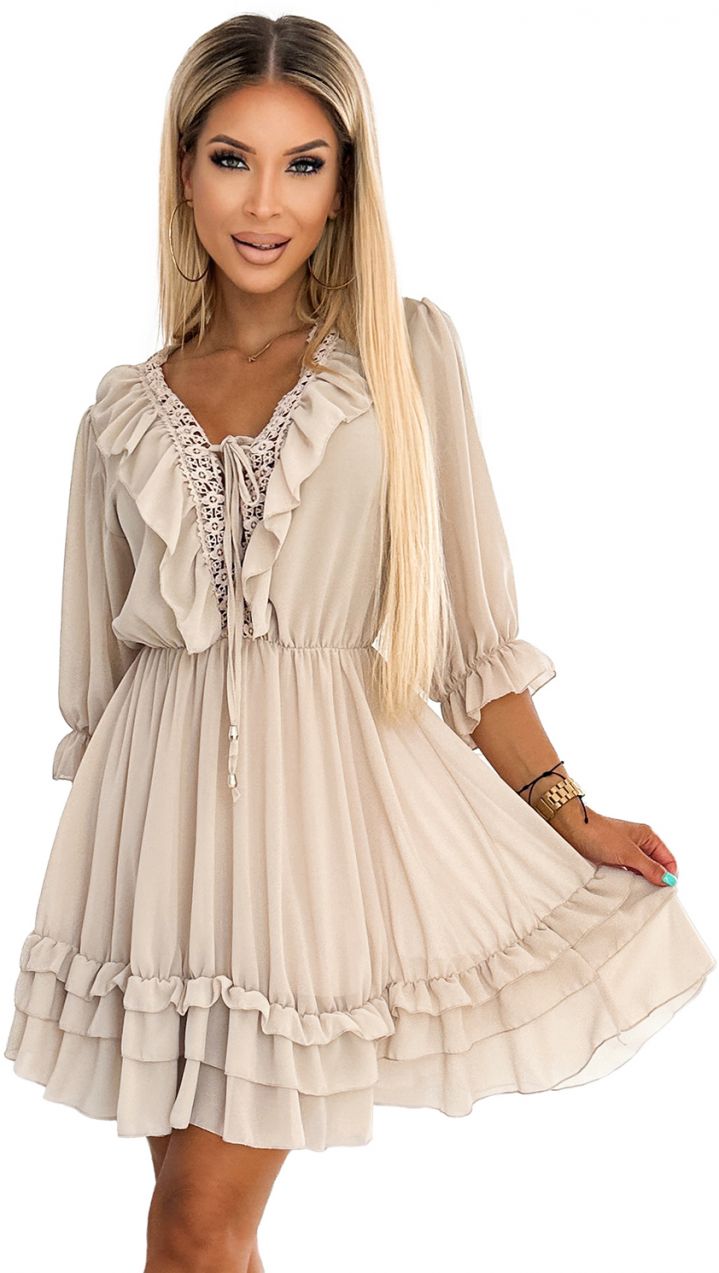 Dámske šifónové boho šaty Numoco