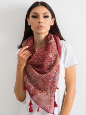 Šál Fashionhunters i523_AT-CH-ENEC-72.31Pbordowy