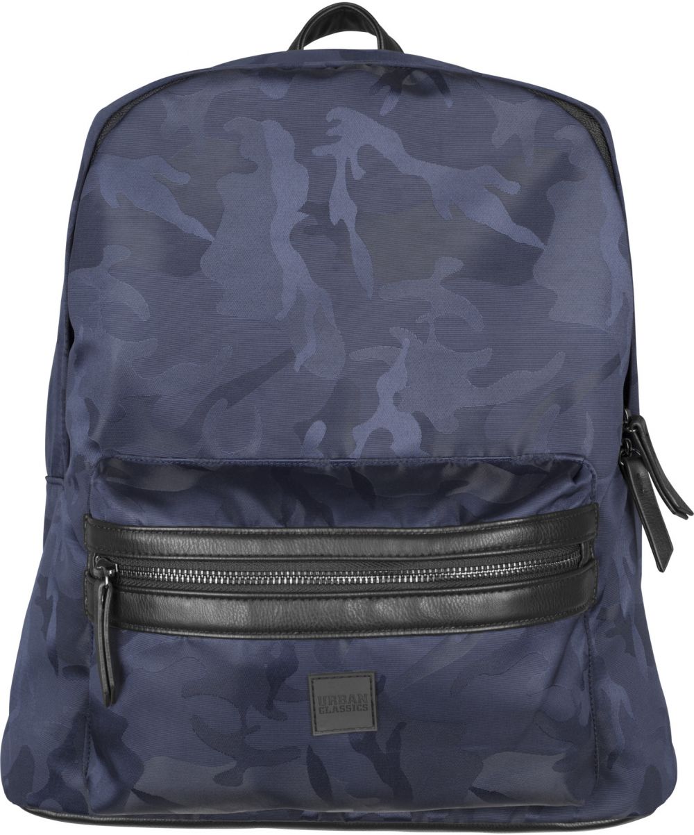 Camo Jacquard Navy Mask Backpack