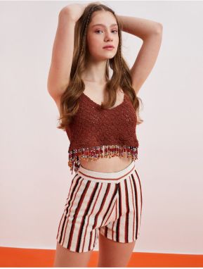 Koton High Waist Mini Shorts