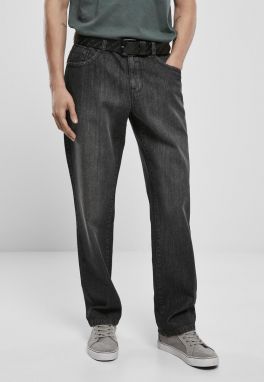 Men's Loose Jeans Black/Washed