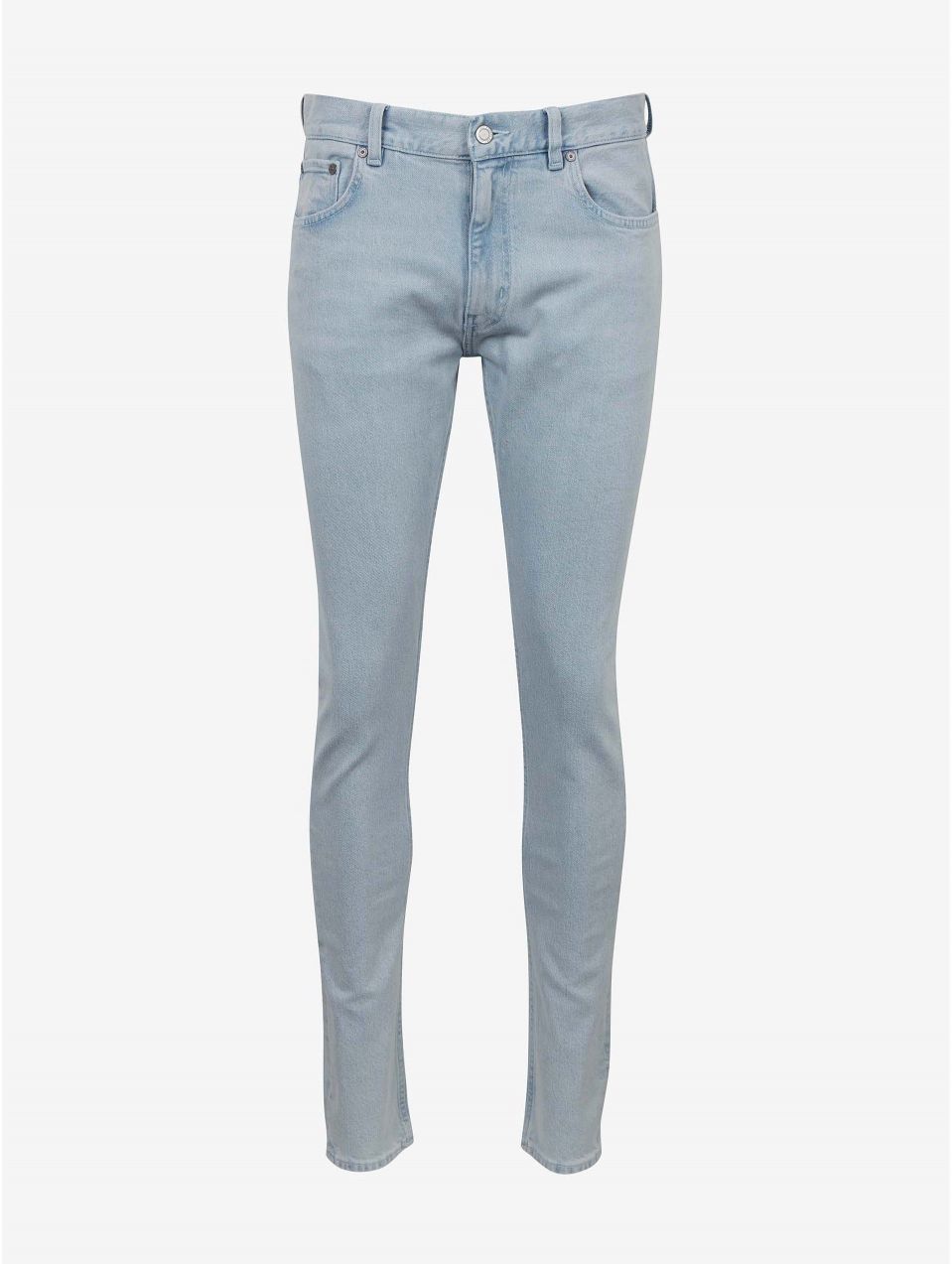 Modré pánske slim fit rifle Tommy Hilfiger
