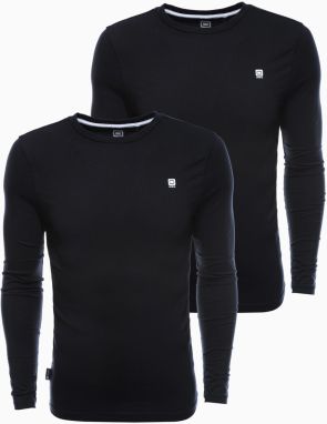 Ombre Clothing Men's plain longsleeve - mix 2