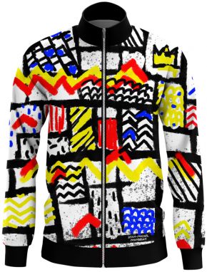 Pán GUGU & Miss GO Man's Mondrian Track Jacket S-W-526 1409