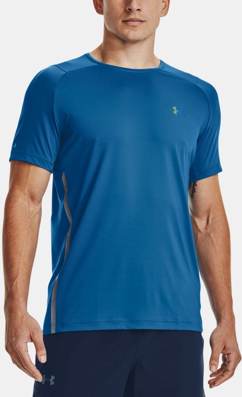 Tričko Under Armour UA Rush 2.0 Vent SS - modrá