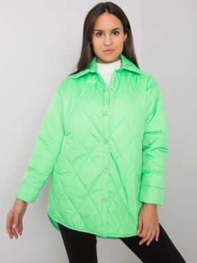 Women's quilted jacket Zenya - fluo green