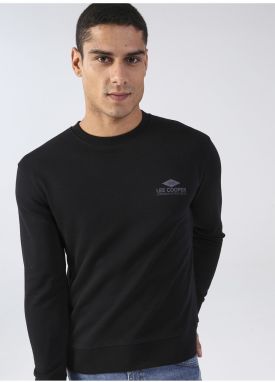Pánska mikina Lee Cooper O Neck čierna 231 Lcm 241029 Neil S