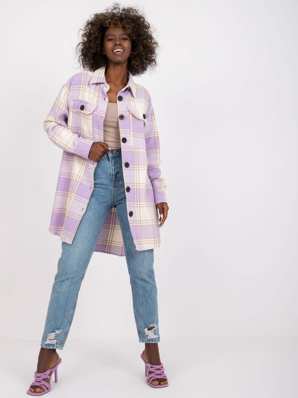 Dámska košeľa Fashionhunters Oversized
