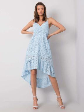 OCH BELLA Blue dress with a longer back
