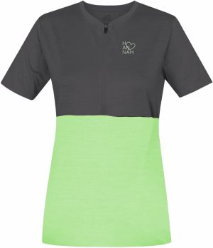 Women's T-shirt Hannah BERRY asphalt/paradise green mel