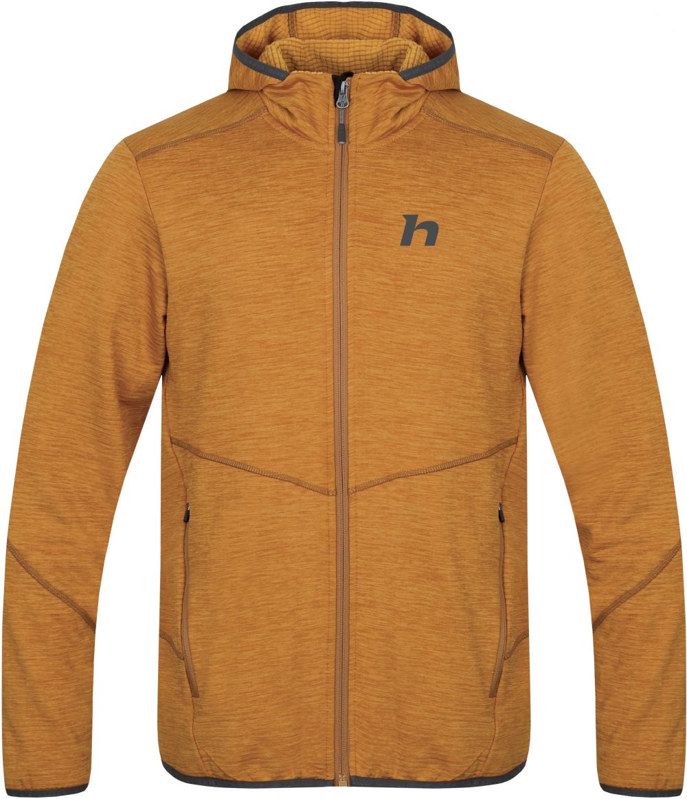 Men's sweatshirt Hannah DAMAR HOODY golden yellow mel
