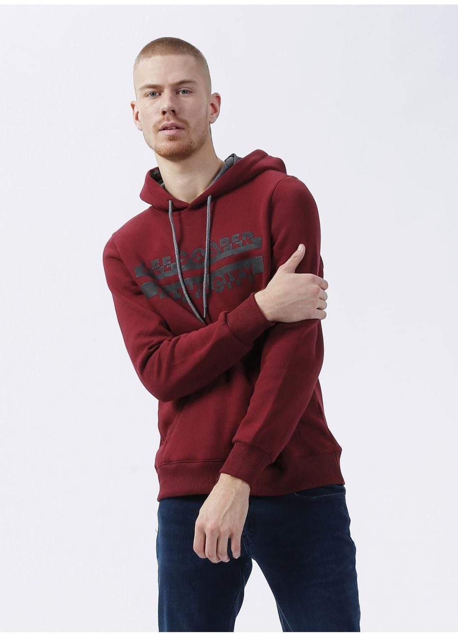 Pánska mikina s kapucňou Lee Cooper