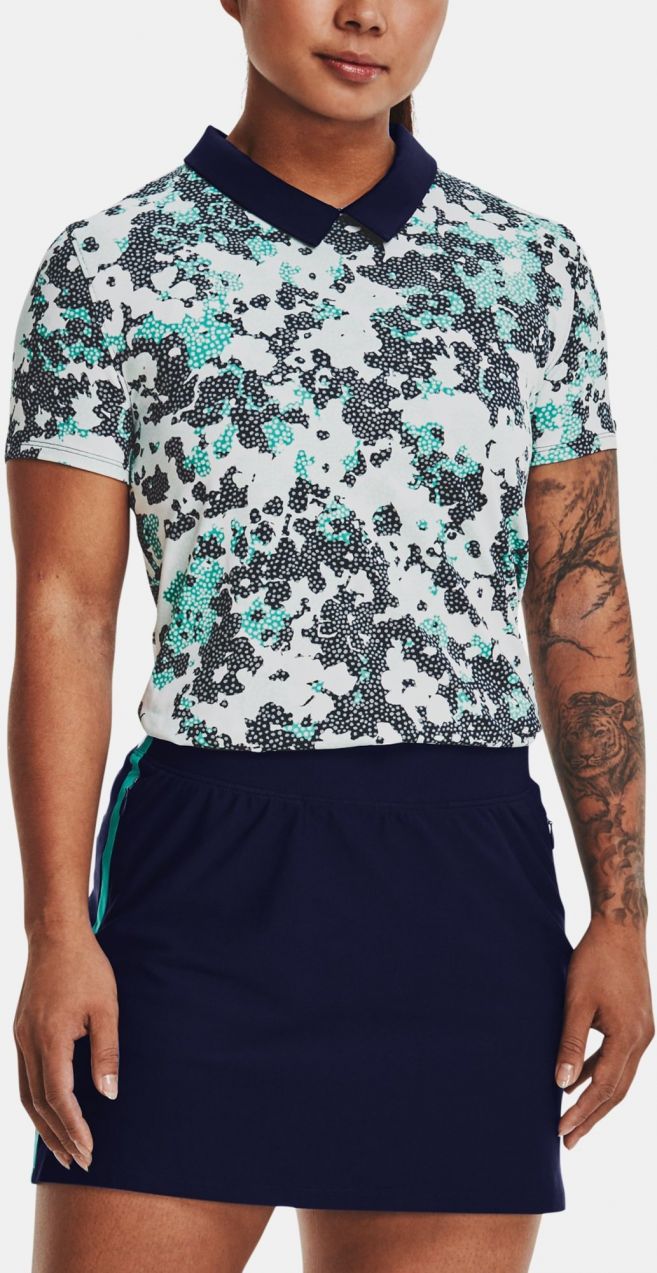 Tričko Under Armour UA Zinger Rise SS Polo - tmavomodrá
