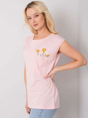 Light pink blouse every day