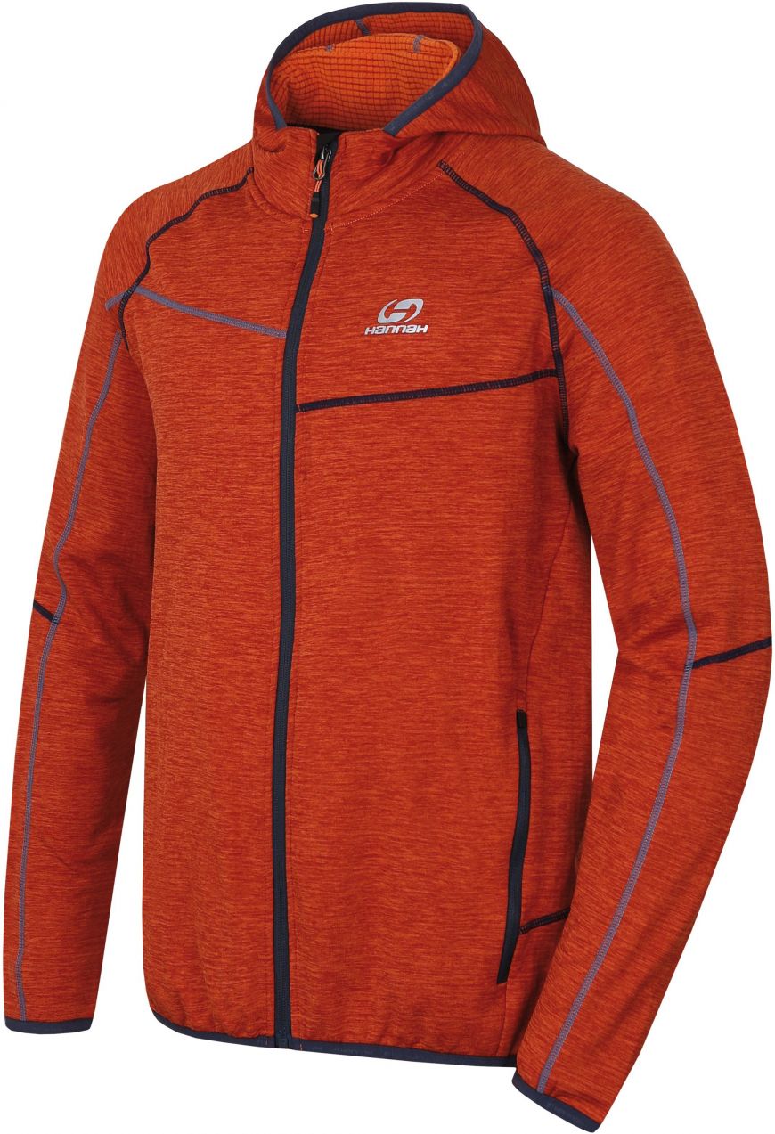 Men's sweatshirt Hannah DERRON burnt orange mel