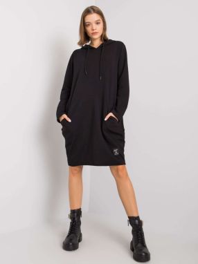 Black sweatshirt dress