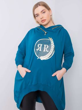 Oversized blue blouse