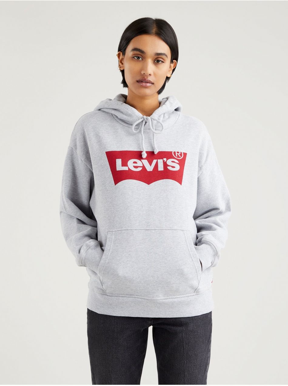 Svetlošedá dámska mikina s kapucňou Levi's®